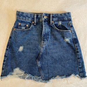 Mini Denim Skirt